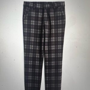 Kut From The Kloth Sloane High Rise Fab Ab Printed Pant Dark Grey size 6